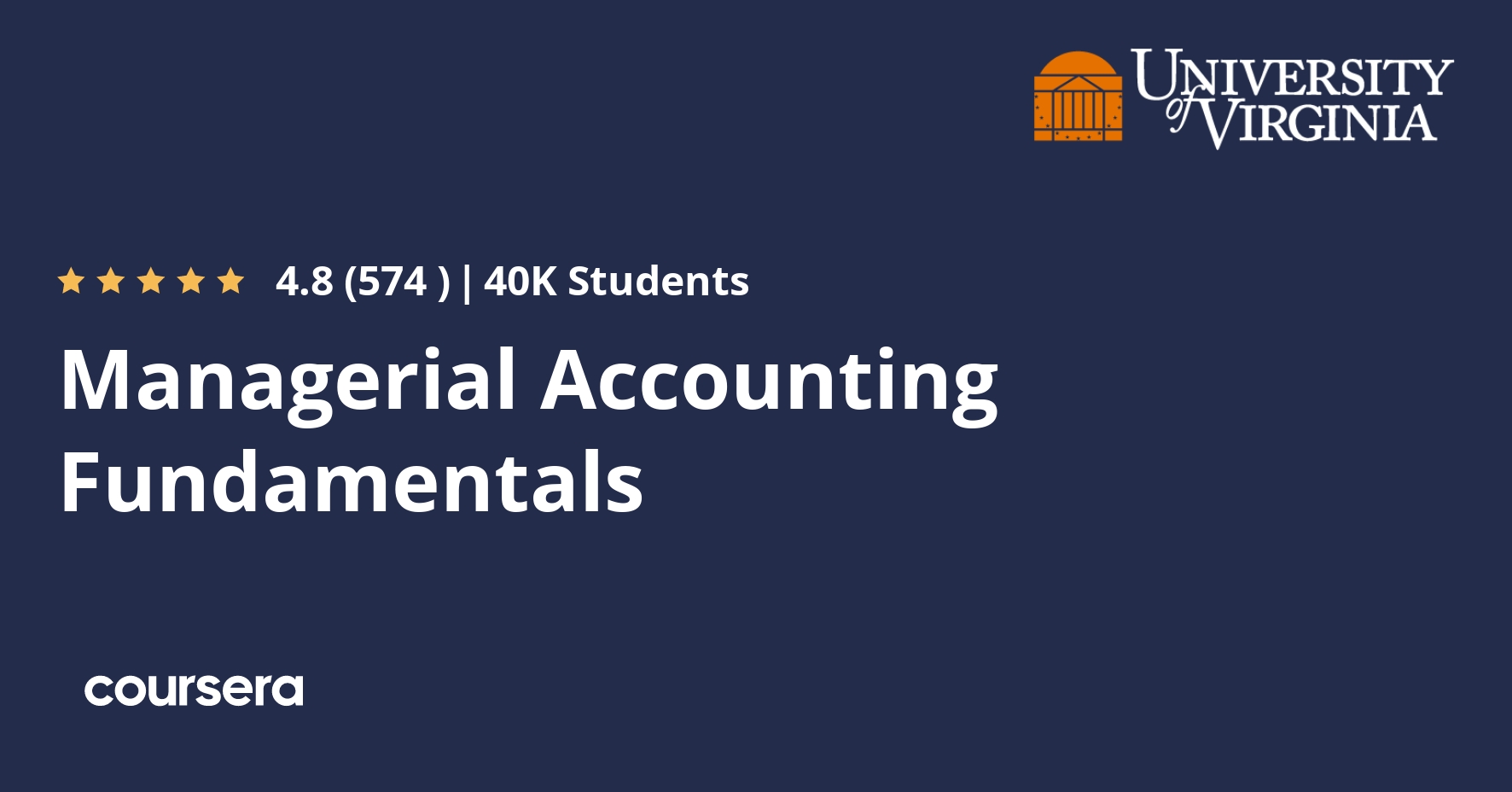 Managerial Accounting Fundamentals