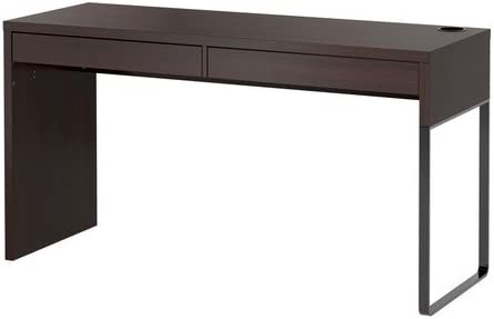 IKEA MICKE desk, Black-brown